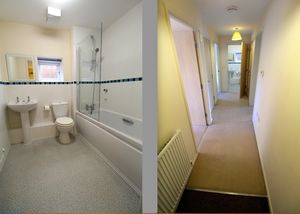 Bathroom and Hallway- click for photo gallery